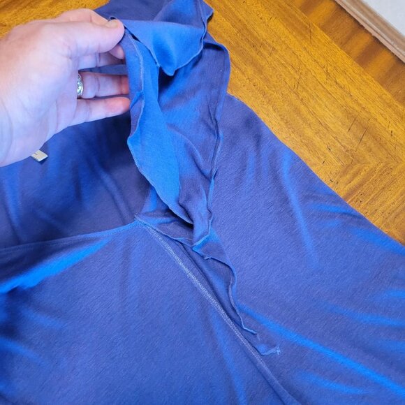 BCBGeneration Periwinkle Blue Ruffle Tee - Picture 5 of 11